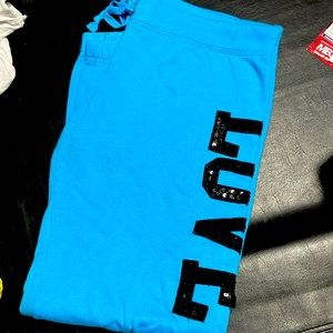 VS PINK Teal Sweats Size L